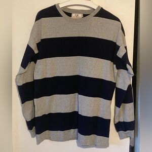 Columbiaknit striped long sleeve shirt